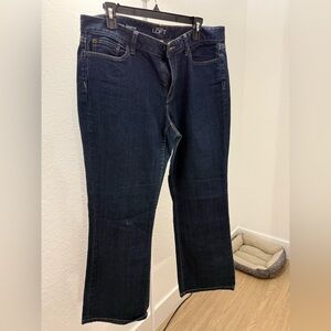LOFT Women's Deep Indigo Boot Cut Jeans